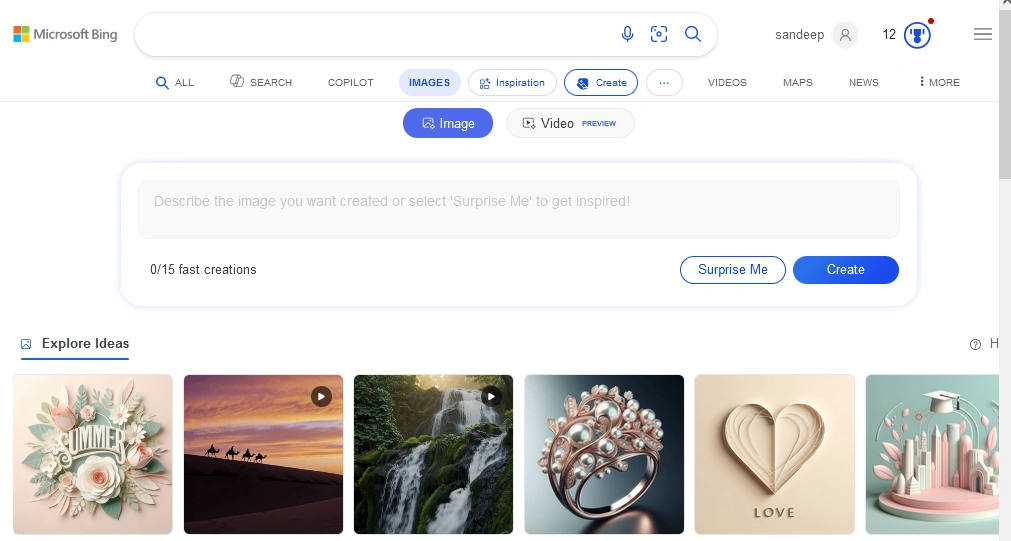 Bing Image Creator